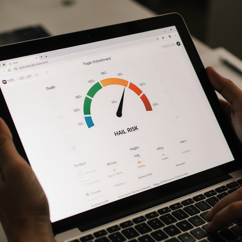 Hail risk dashboard